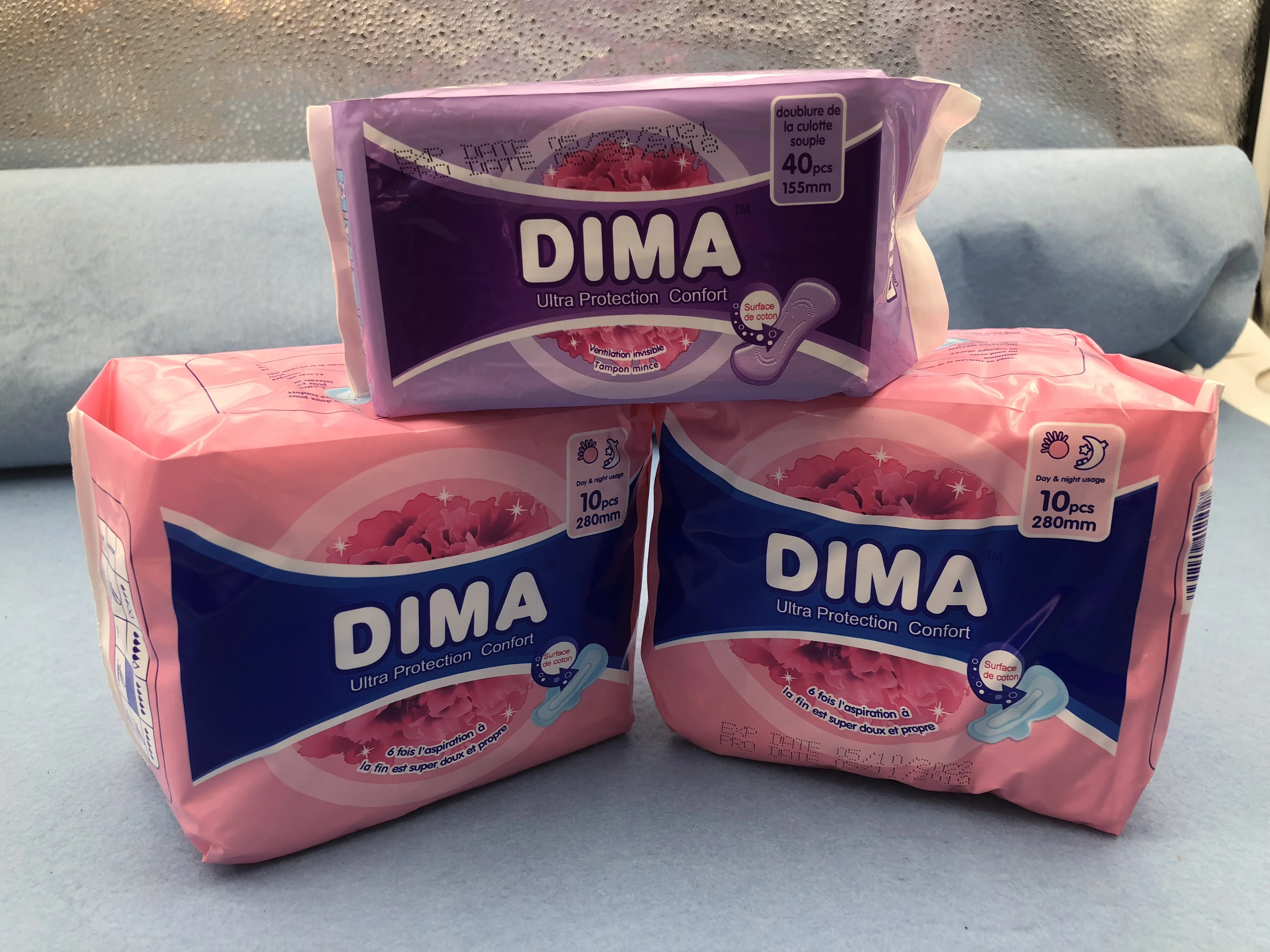 Disposable herbal sanitary pads female sanitary towel  women pad to Kenya