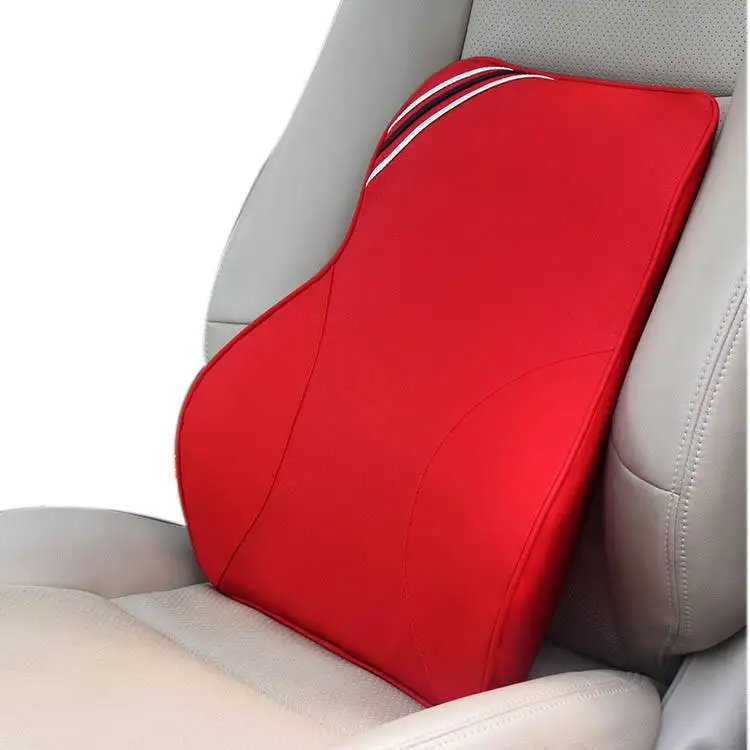 High Quality PU leather Auto car seat Back Cushion and Lumbar Support Pillows for Car Office Chair
