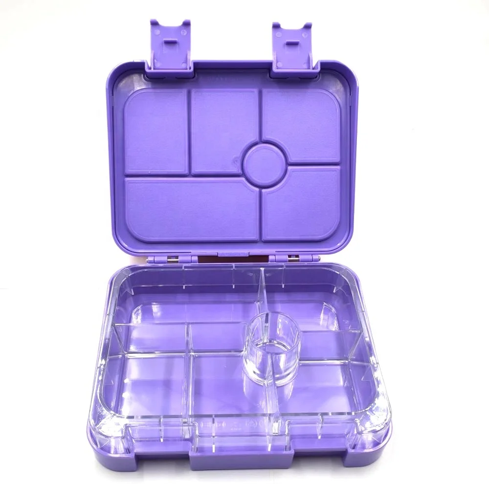 New year Gift  BPA free back to school kids 6  compartments  Bento Lunchbox