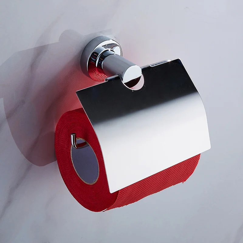 China Chrome zinc alloy hardware 4 piece washroom set toilet restroom sanitary fittings and bathroom accessories