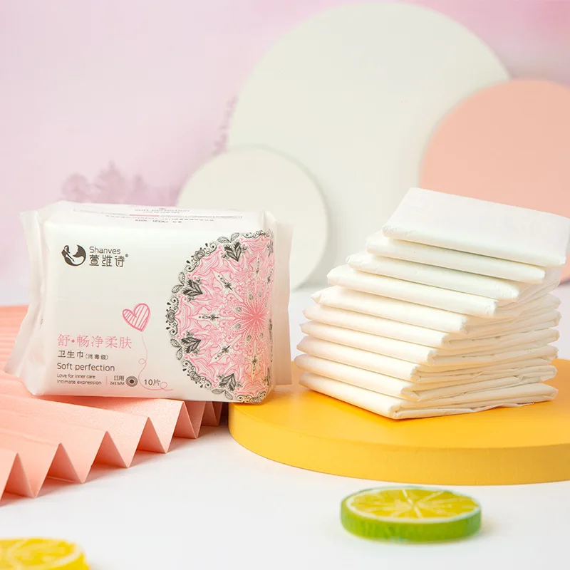 Breathable Super Absorbent Organic Sanitary Pads Napkin