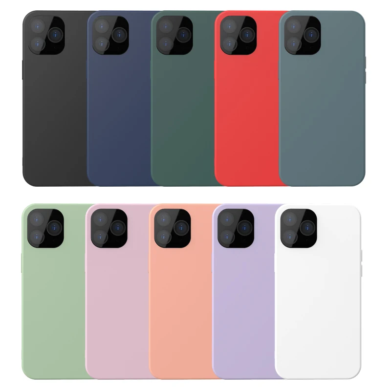  2021 образец чехол для мобильного телефона iPhone 12 Pro Max 6 7 дюйма мягкий сотового смартфона из ТПУ Apple