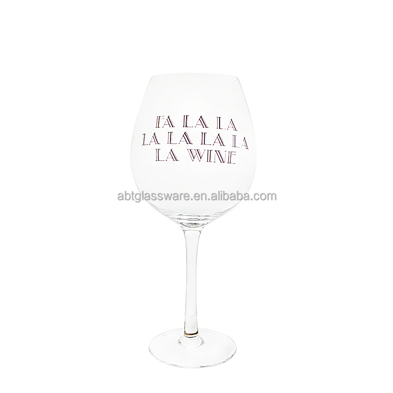 Wholesale custom crystal red wine glass goblet luxury wine glass for gift