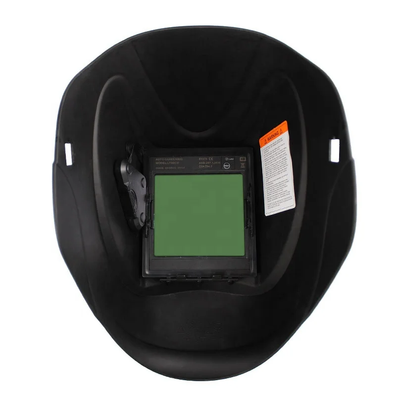 Factory direct sale large window 4 sensors external adjustment DIN5-DIN13 solar auto-darkening welding helmet helmet