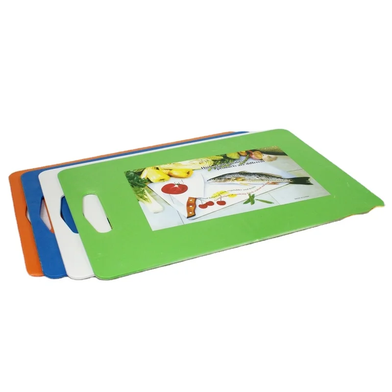 Cheap 23x32.8cm Plastic Cutting Board Set for Kitchen Thick Vegetable Chopping Board with Stylish Design Outdoor Kitchen Tables