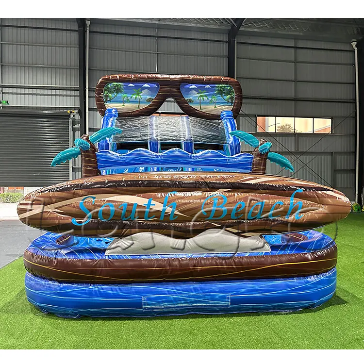 Гигантские надувные горки для детей и взрослых wasser rutsche aufblasbar zjezdzalnia dmuchana