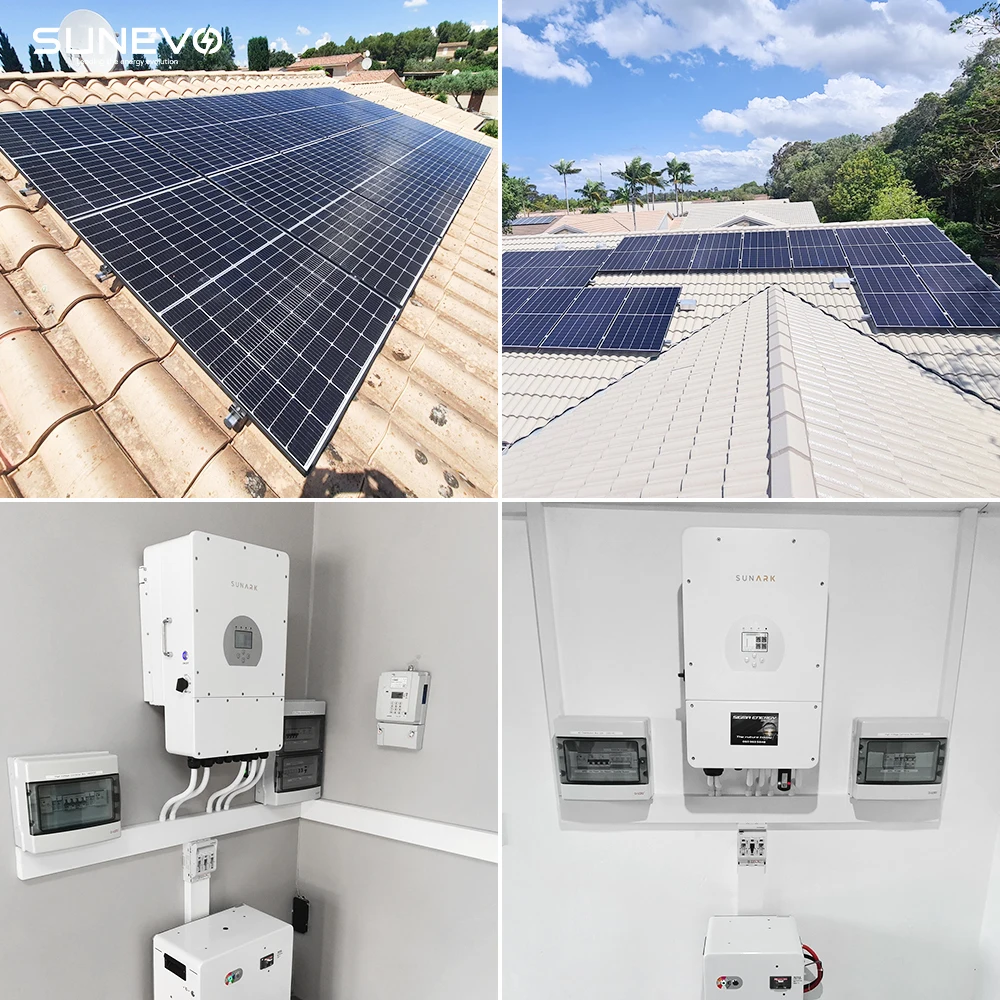Solar Energy System 3KW 5KW 10KW 20KW 30KW On Grid Off Grid Hybrid Solar Panel System for Home