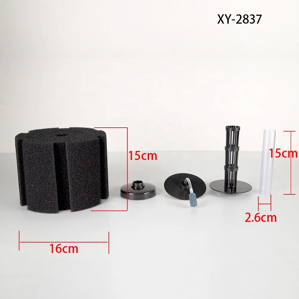 XINYOU XY-2837 XY-2838 Wholesale aquarium coarse sponge filter 20*15cm Bio Sponge Filter