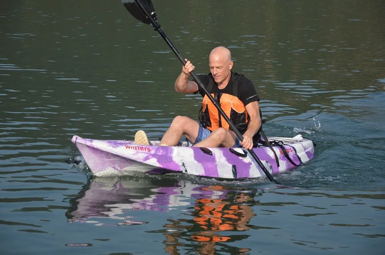 Wholesale roto-molded Plastic Cheap Sit on Top Fishing Canoe Kayak for sale