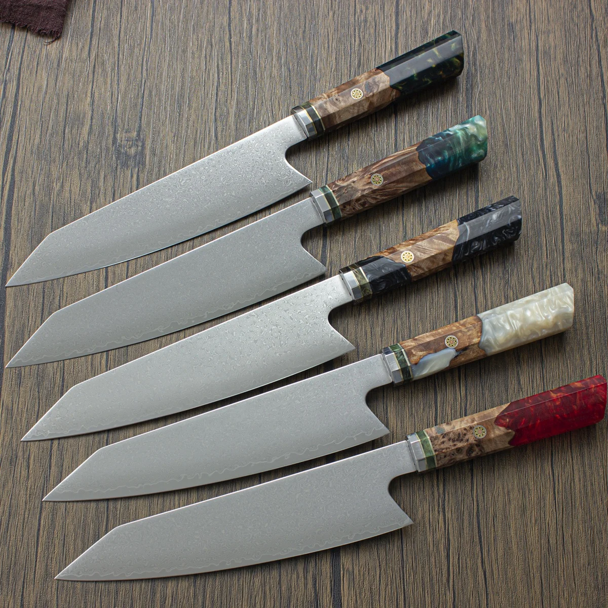 Guarantee Kitchen Damascus Steel Knife 8inch Damascus VG10 Kiritsuke Knife With Gift Box