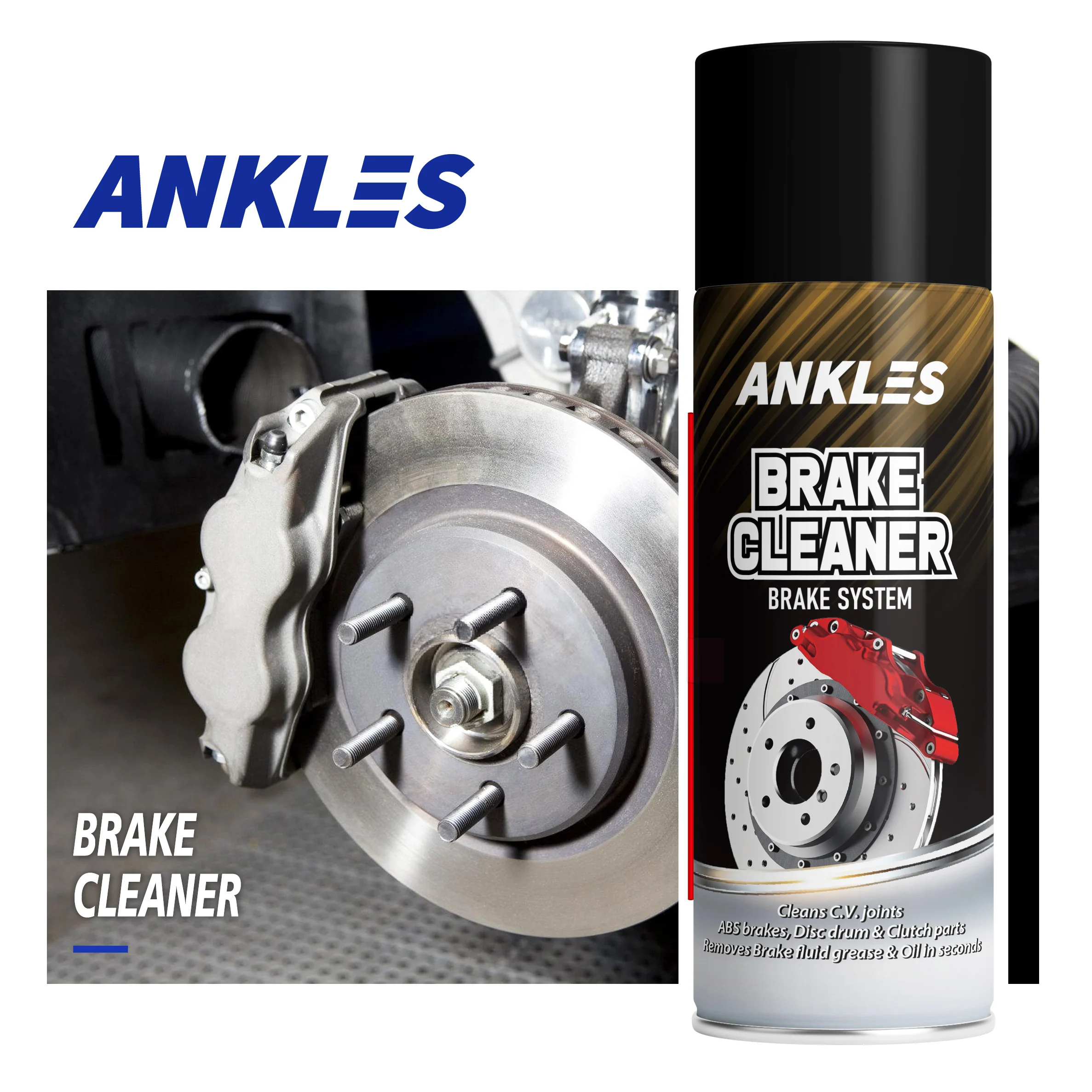 ANKLES High Quality 550ml Usa Chemicals Bulk Brake Part Cleaner Spray Hevy Duty Wholesale