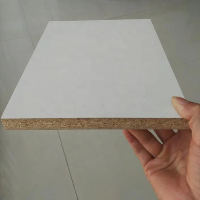 Factory Supplier White Standard Size Melamine Particle Board