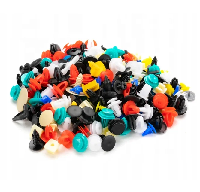 Universal auto parts plastic clips car nylon 100 pcs mixed