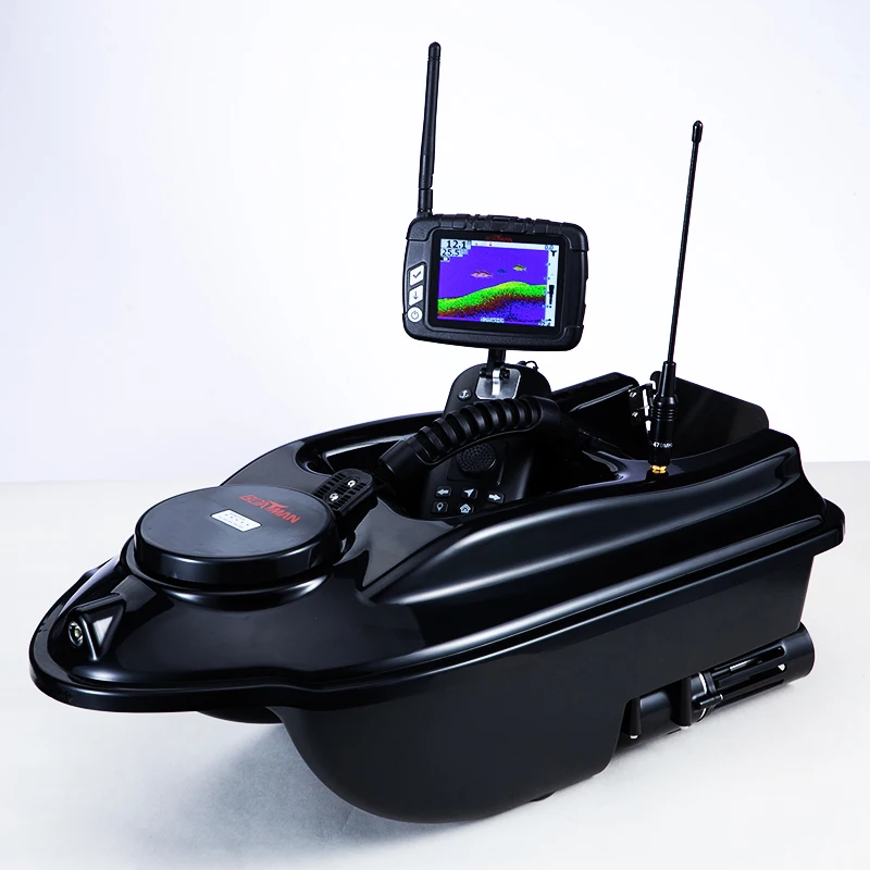 Boatman ACTOR Pro bait boat fishing 500m bait boat gps autopilot 1.5KG fish finder 3.5 inch 16 Points navigation