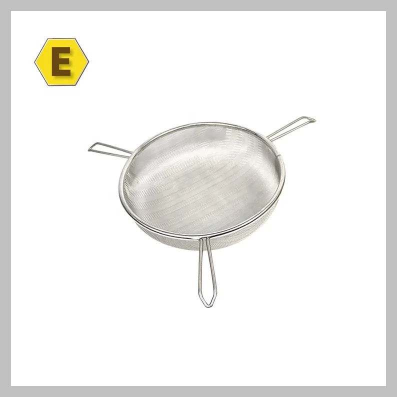 
Stainless steel honey sieve with three brackets 
