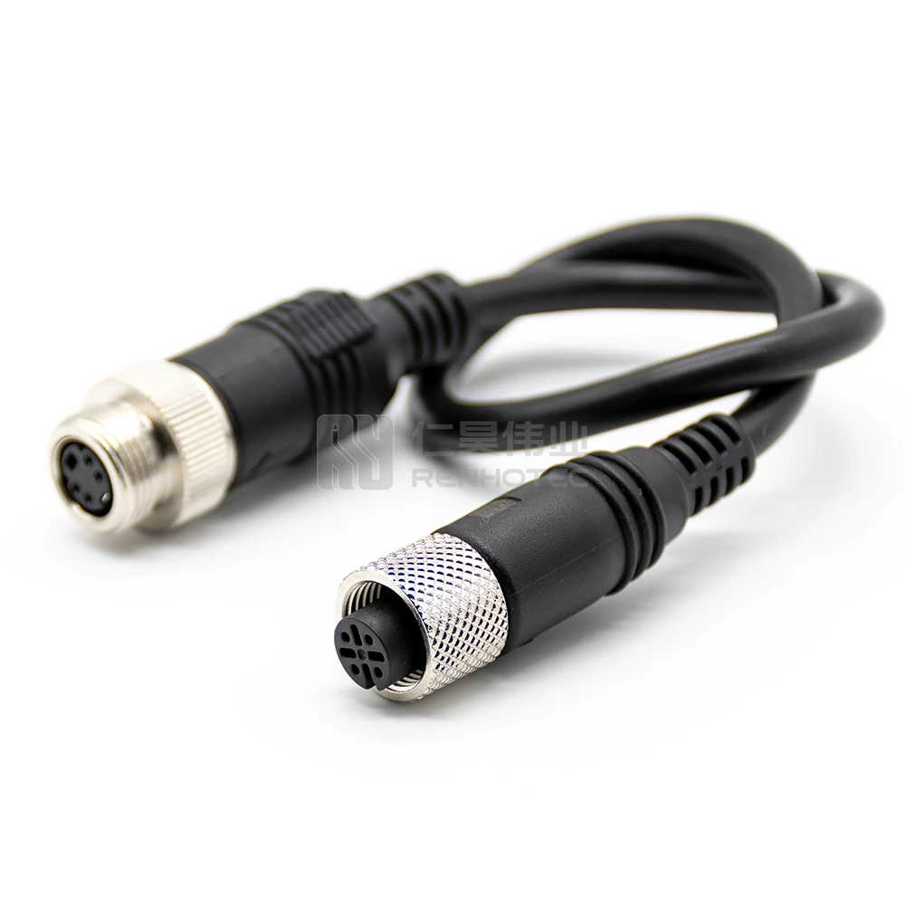 M12 Profibus cable connector M12 circular connector m12 8pin connectors