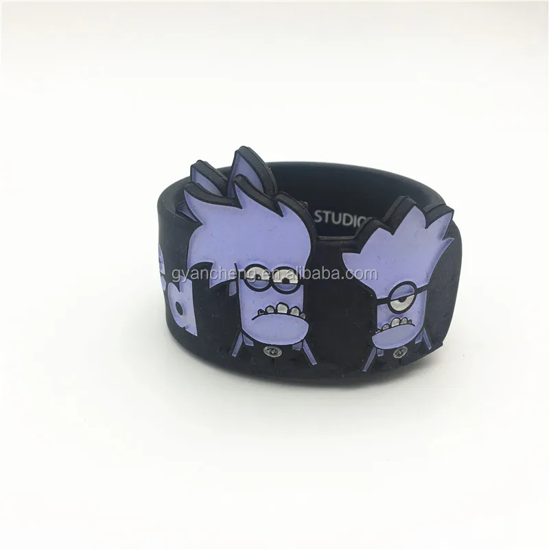 Factory personalized silicone slap bracelets / slap band / slap wrist band
