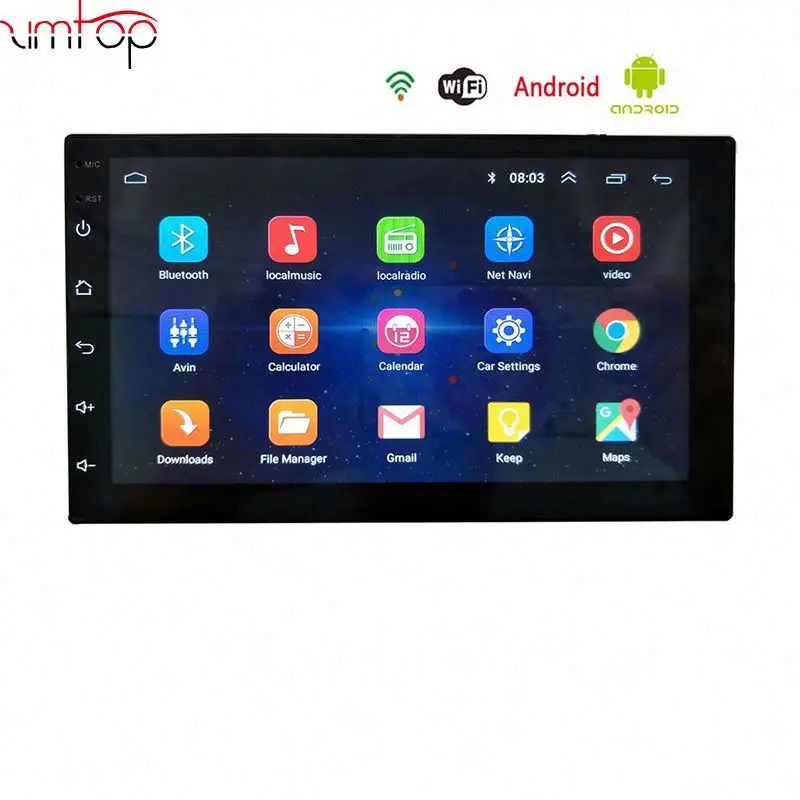 Universal 7inch Android Car DVD Player With  Mirror Link Full Touch Screen HD Video Music Output