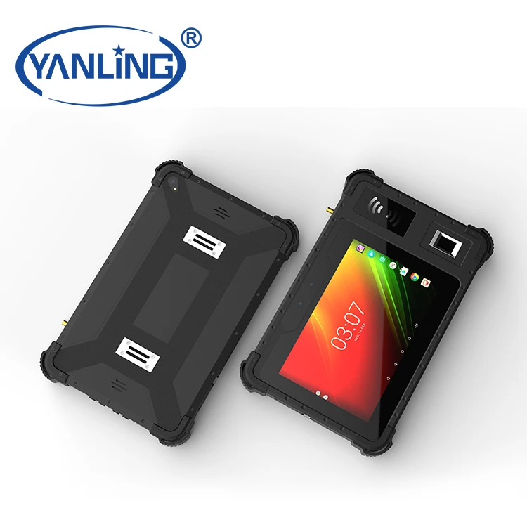 Прочный планшет 8 дюймов android промышленный компьютер 4 ГБ ram планшетный ПК Поддержка типа C NFC 2D сканер