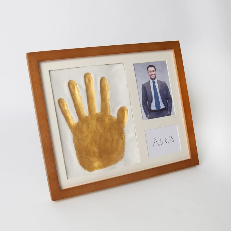 Adult Handprint Record Photo Frame  Personalized diy Anniversary Wedding Birthday Gifts