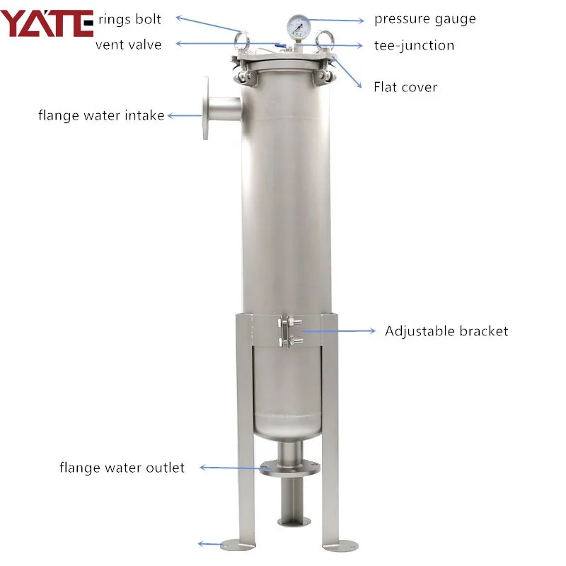 Filtration Equipment Honey Filter Housing Honey Filter Bag Filter Housing