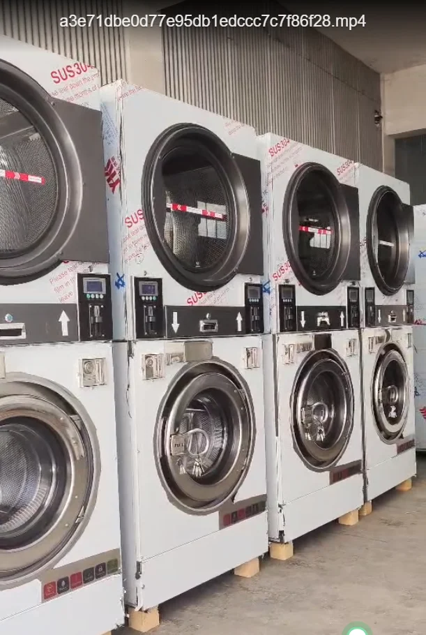 Commercial Laundry Coin-Operated Coin Vending Washing Machine and Dryers 25kg Capacity with Drying Function Best Prices