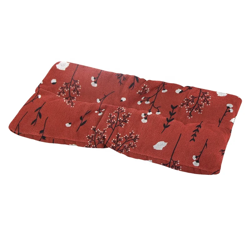 custom moist wheat bags heat pack microwavable heating pad beads for back neck and shoulders pain relief