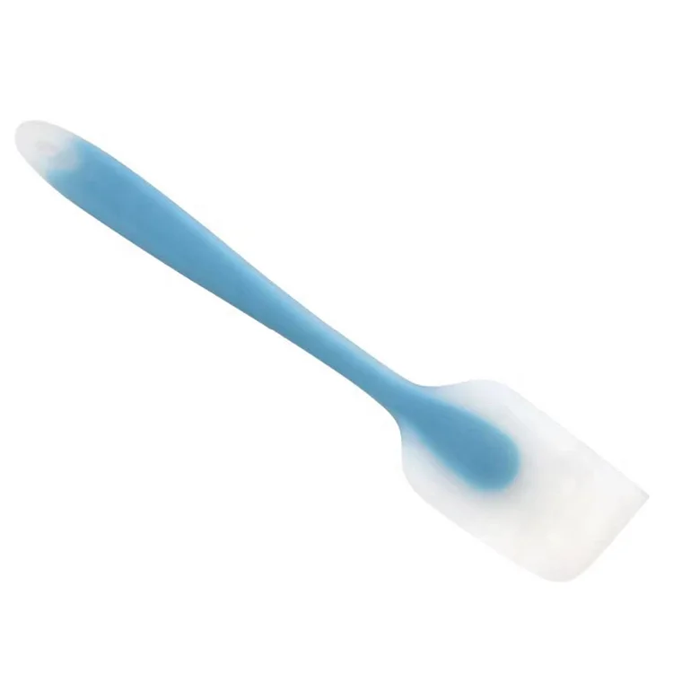 Wholesale Big Size Heat Resistant Silicone Spatula Translucent Cream Butter Scraper Butter Baking Pastry Tools