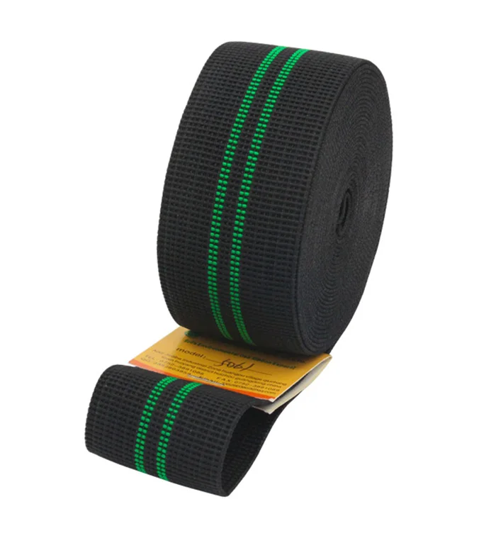 Wholesale Customized Band Green 50mm Belt Sofa Elastic Webbing For Chair