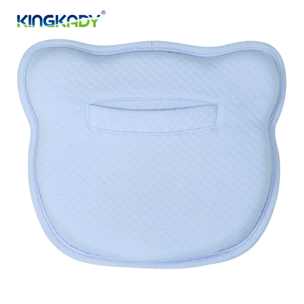 Free Sample Baby Cute Sleep Baby Memory Foam Pillow Newborn 0-12 Months Custom Modern BASF Baby Head Support Character Knitted