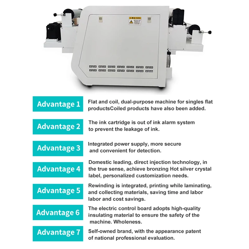 Hot 3 In 1 hybrid UV flatbed and roll to roll DTF gold silver white transparent ab Printer transfer a3 uv dtf  Sticker printer