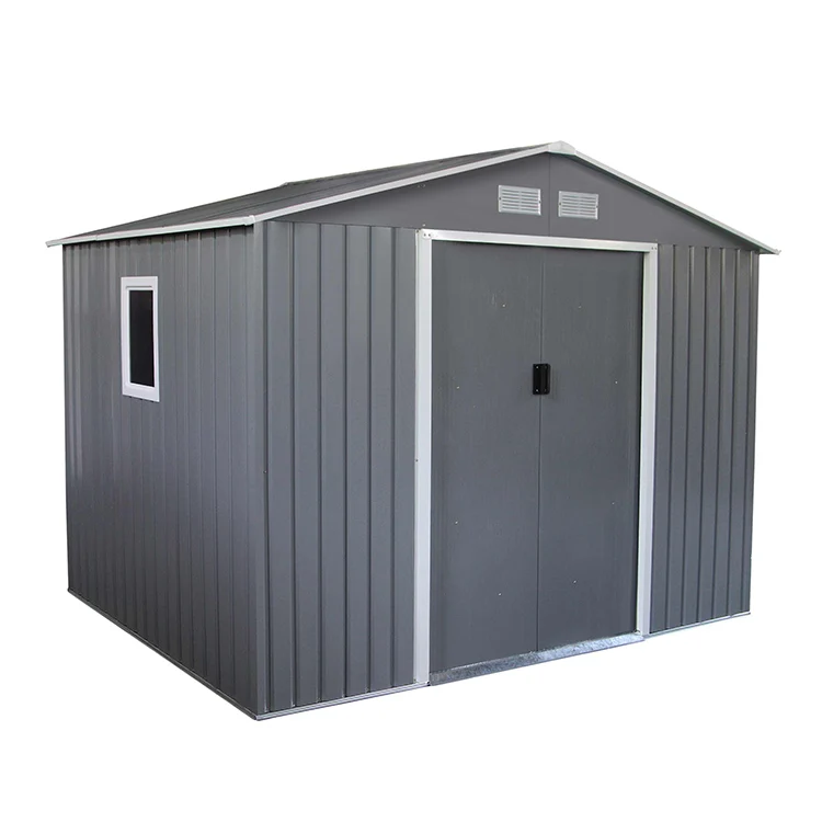 7.17m2 / 9.1x8.5ft taller garden metal shed
