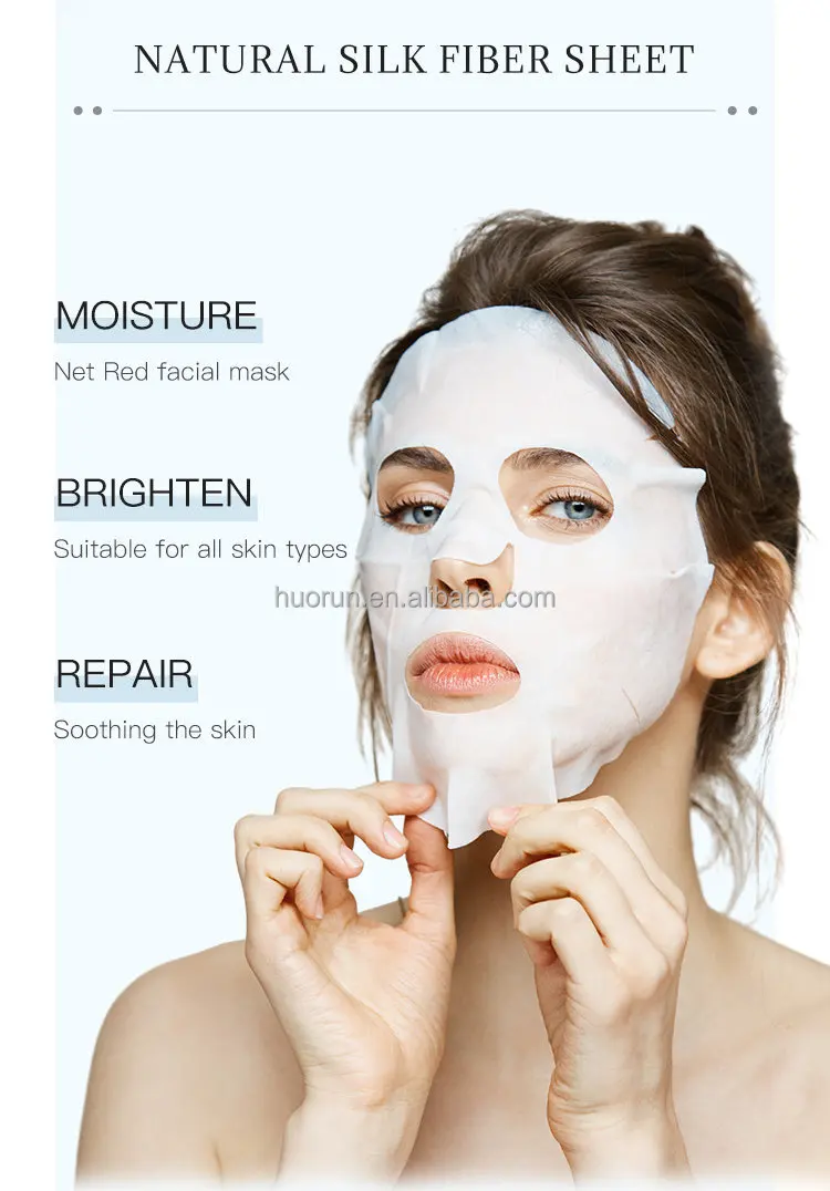 Rose essential oil hydrating mask Beauty Facial Mask Paper Sheet Korean Skin Care Moisturizing Face Mask