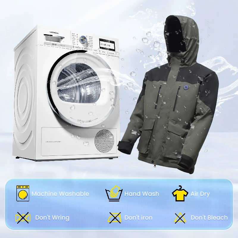 Sports Thin Smart Bluetooth Waterproof Electric Work Solar Woman Fleece Winter Custom Heating Jacket For Men