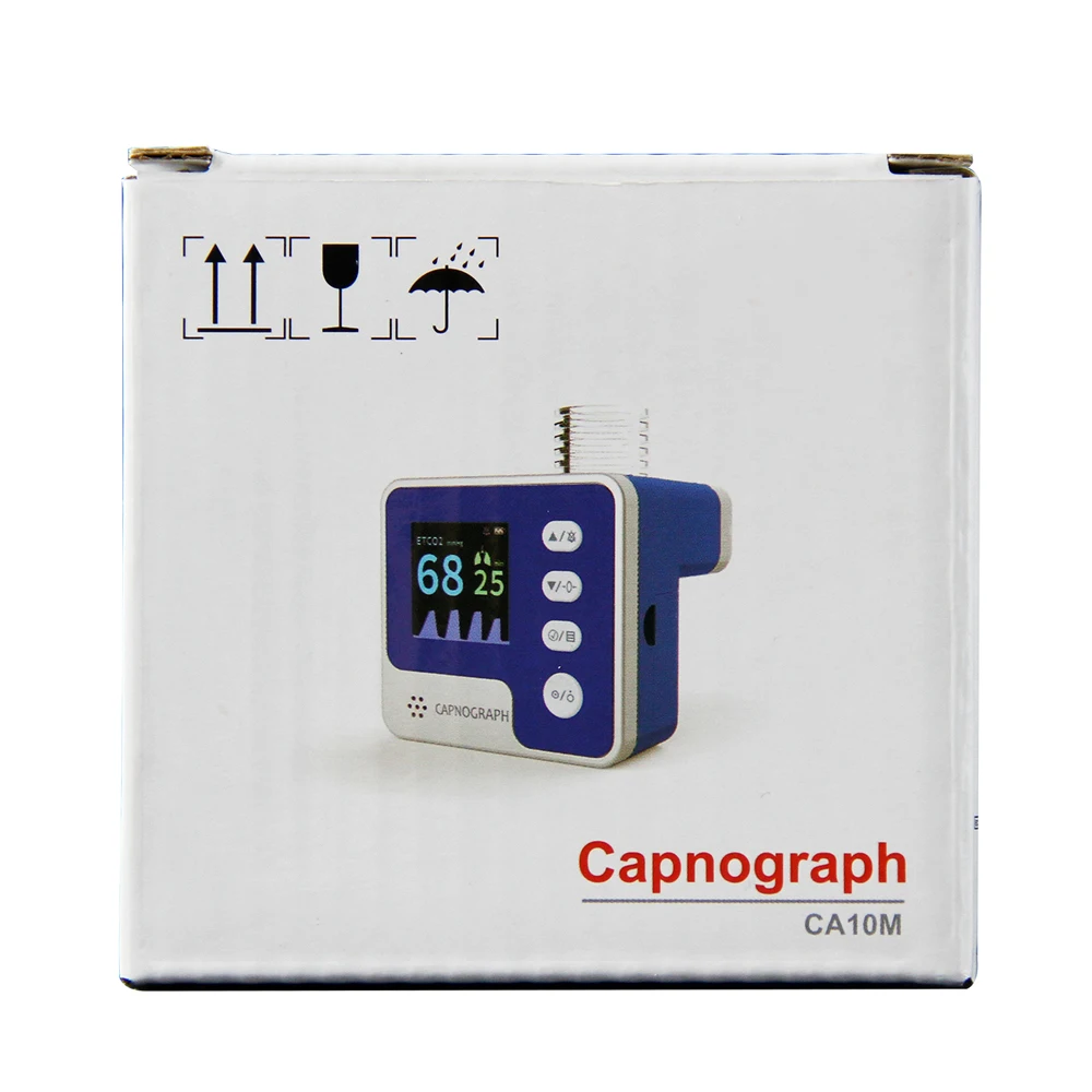 Ручной монитор Capnograph Etco2 ветеринарный Пульсоксиметр