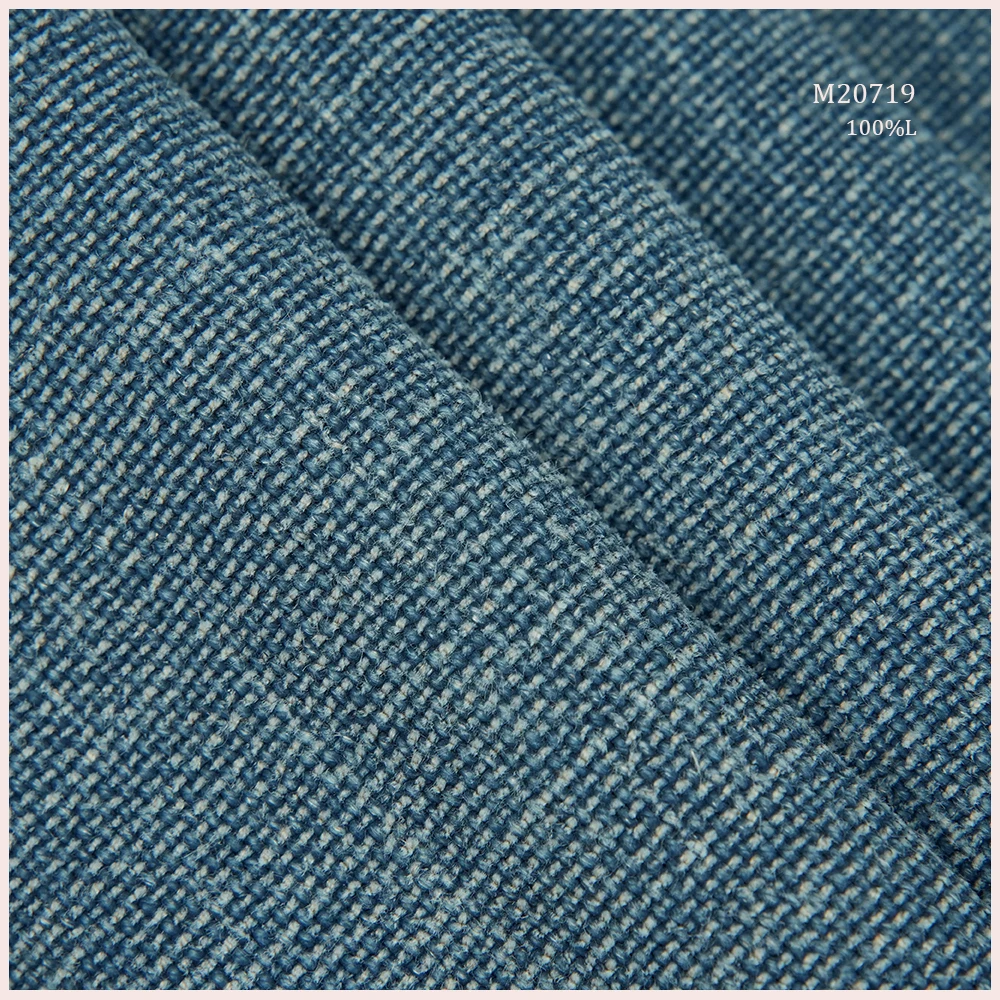 Gorgeous Print 100% Linen Upholstery Fabric Linen Fabric For Curtain Sofa Furniture Cushion