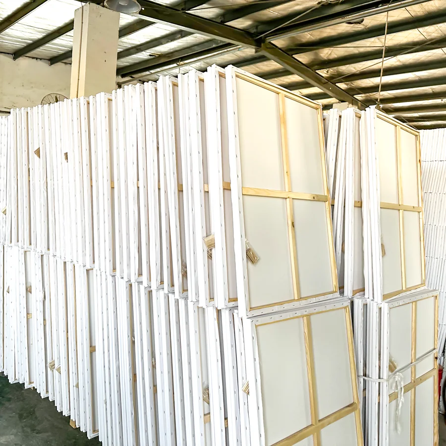 supvox stretched white blank canvas artist 10 pc blank gallery wrapped wooden stretched canvas