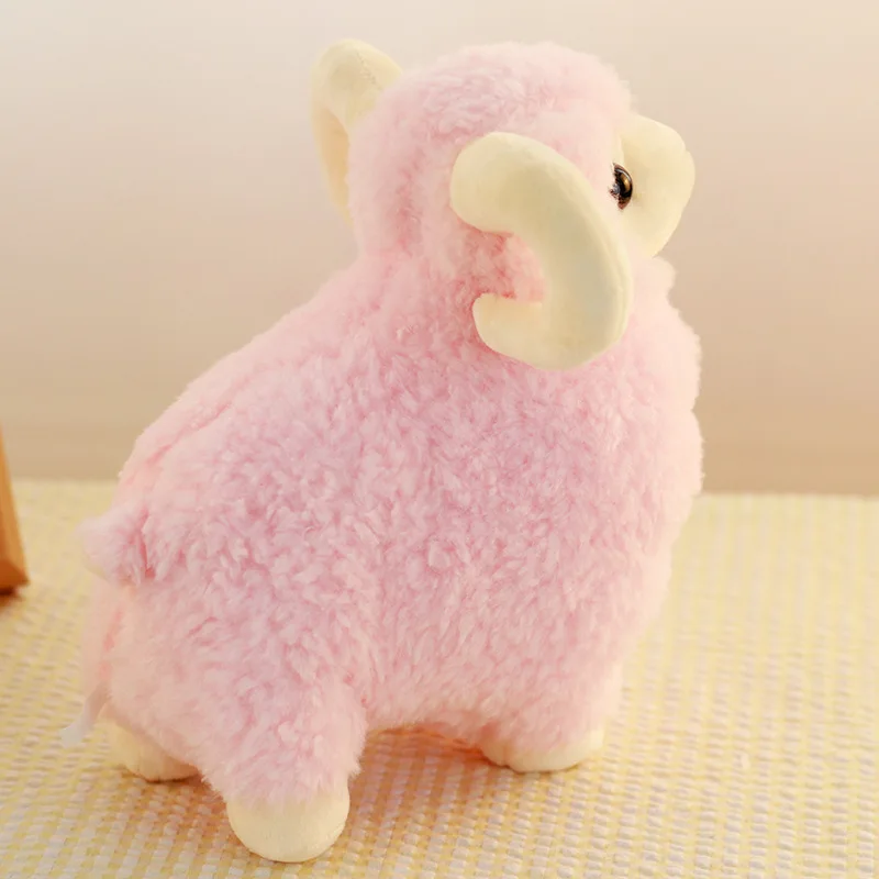Wholesale custom 25cm lamb plush toy Stuffed animal goat sheep wedding mascot gift