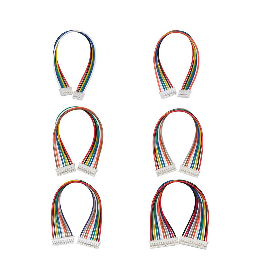 original 2.5mm pitch male female wire connector custom 2 3 4 5 pin jst xh 2.54 cable harness assembly connector 10way cables