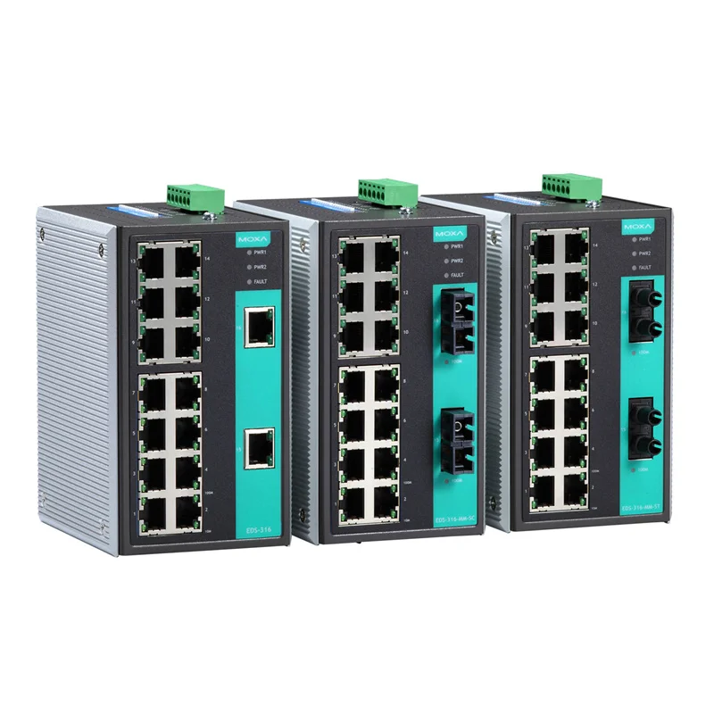 Свяжитесь со мной для получения скидки! Новый мокса EDS-316 коммутатор Ethernet-коммутатор с 16 10/100BaseT (Д х Ш