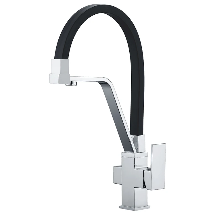 Hot and cold water Kitchen Faucet  360 degrees brass Flexible Pull out Kitchen Mixer Faucet Tap