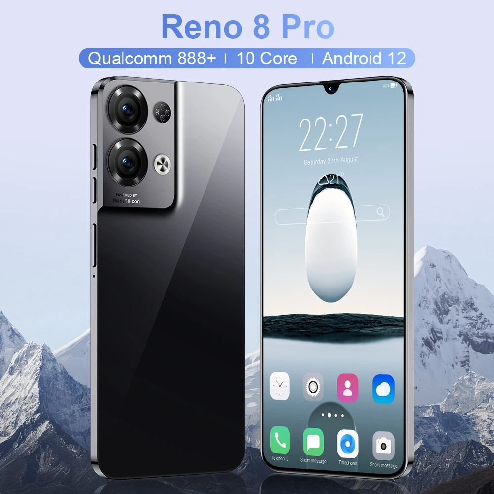 C3011 High Quality Reno8 pro original 6.8 inch 16GB+1TB Android Original Global version  smart phone 5G smart phone