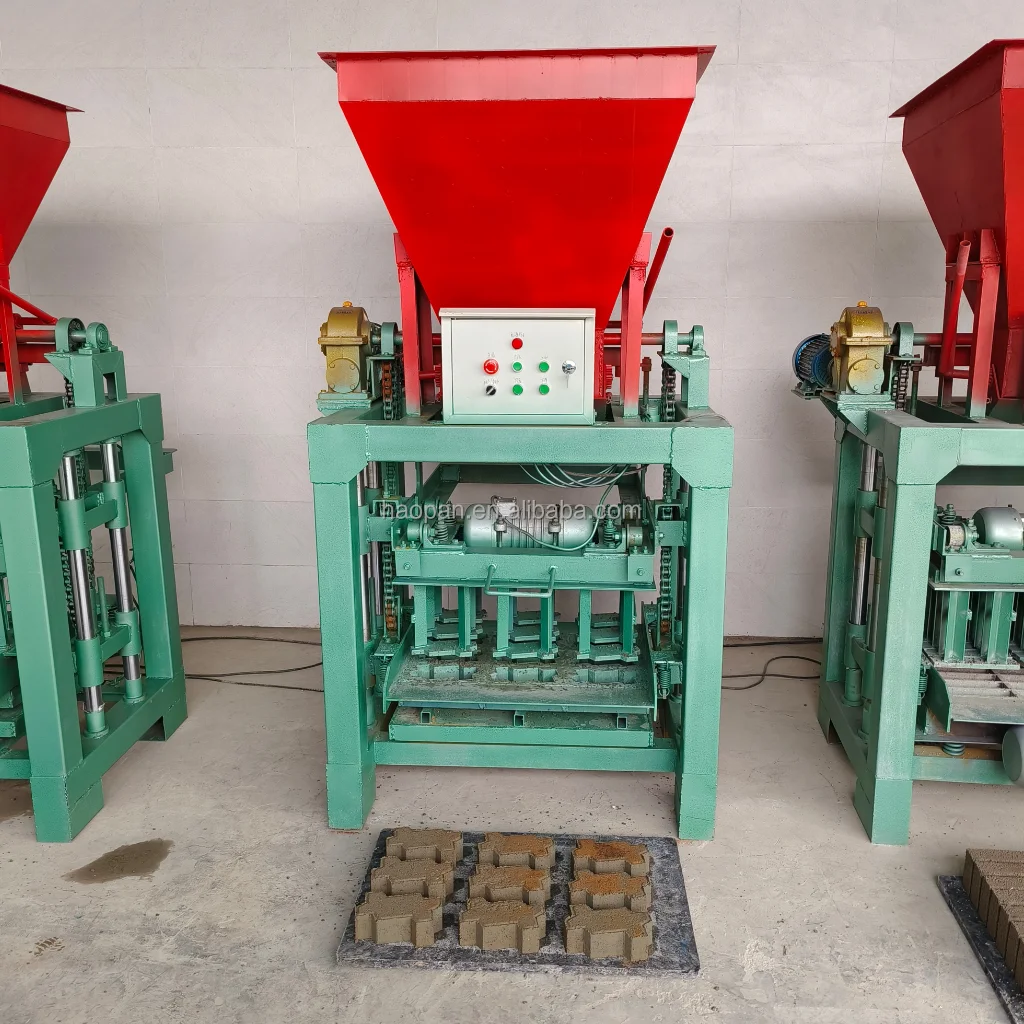 4-40A soil interlocking brick block making machine	manual brick cutting machine