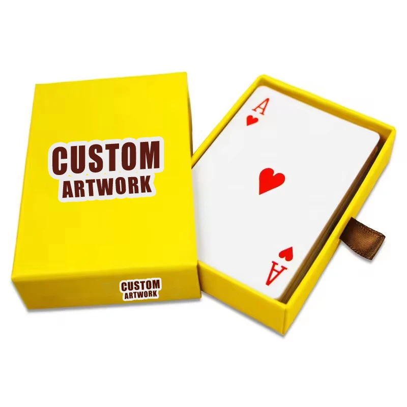 Design Your Own Anime Cartoon Playing Cards Gold Foil Poker Cards With Custom Logo
