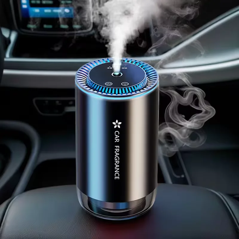 Rechargeable Portable Car Vent Diffuser Wholesale Aluminum Wireless USB Essential Oil Aroma Scent Diffuser Machine