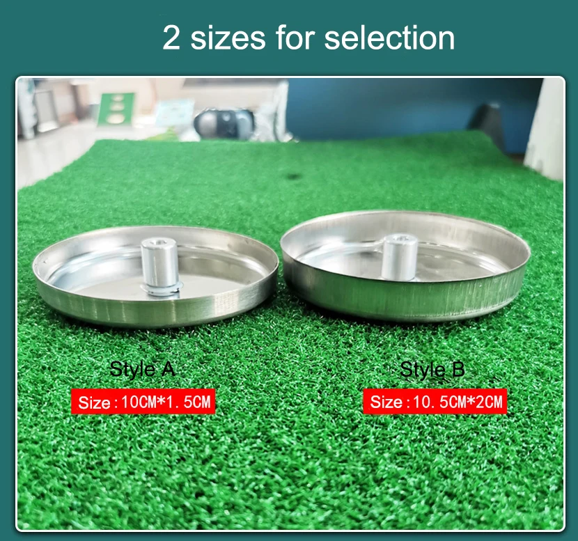 GAMEN factory selling stainless steel mini golf cups custom putting golf hole cup with flag