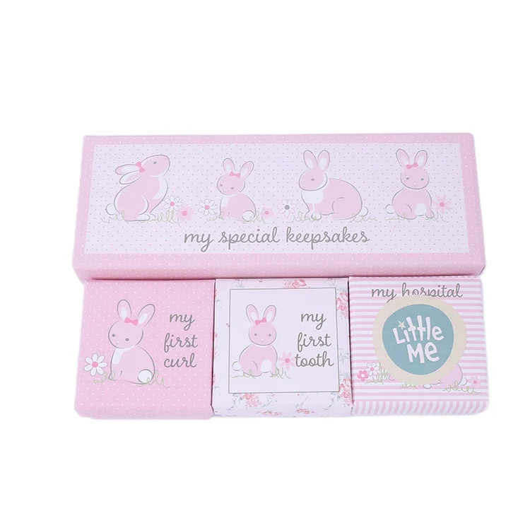 Customized printing cute packaging clothes sock box packaging for 1 set