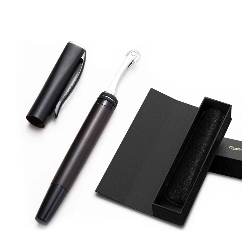 BDSM Pinwheel Wholesale Mini Sensation Wartenberg Wheel with Sheath Fetish Spikes Three Wheel Metal Wartenberg Pinwheels