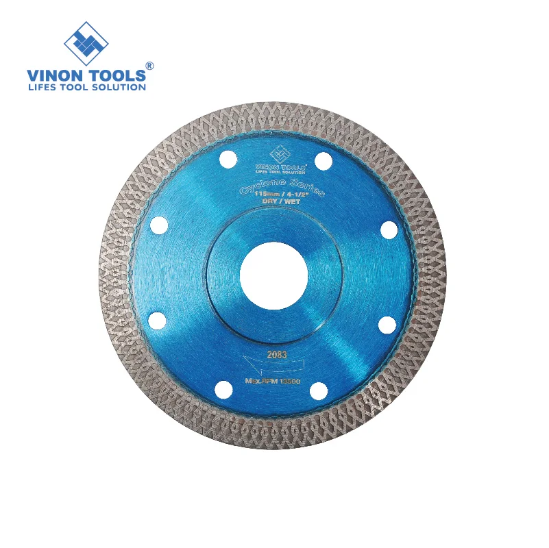 X-turbo Hot Pressing Diamond Saw Blade / Diamond Cutting Disc for Tiles Ceramic 115mm 105mm 125mm Fibreglass and Stones CN;SHG