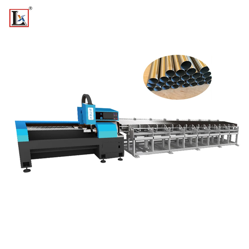 hot sale high quality 500w 1kw 2kw automatic cnc fiber tube laser cutting machine 1000w with rotary factory price